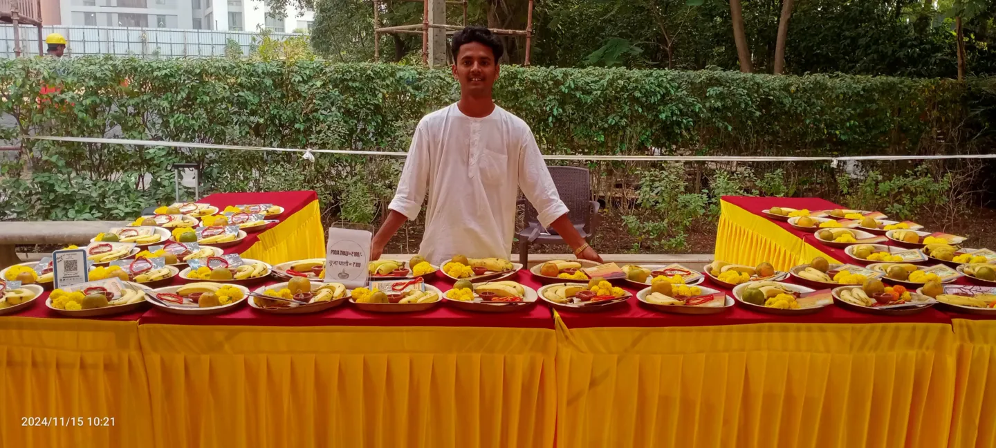 Puja Thali Seva at ISKCON Thane