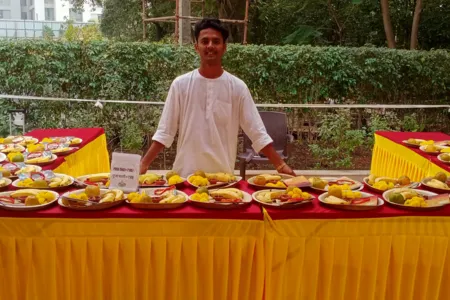 Puja Thali Seva at ISKCON Thane